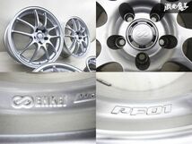 ●ENKEI エンケイ PF01 18インチ 8J +45 PCD 112 5H 66.6φ ハブリング付 ホイール 4本 ベンツ Eクラス アウディ VW ゴルフ6 等 棚V-4_画像6