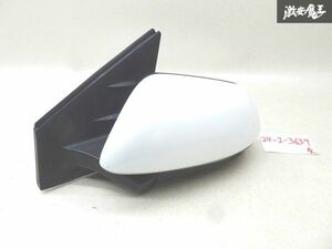 【動作点灯OK】 トヨタ 純正 MXPA10 ヤリス ドアミラー 電動格納 左 左側 助手席側 ホワイトパール系 7P ウインカー ICHIKOH 8343 棚13-3