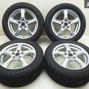 ●ブリヂストン バルミナ VR5 16インチ 6.5J +54 PCD 114.3 5H ICE PARTNER 205/55R16 91Q 13y ストリーム ステップワゴン MPV 棚K-2の画像1