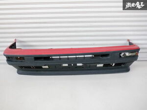 Toyota Genuine AE86 Corolla Levin 後期 Kouki フロントBumper 52119-12142 赤×素地 86 LEVIN 即納 棚2F-G-6