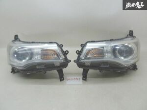 【HID点灯OK】 三菱 純正 B11W eKワゴン eKカスタム HID キセノン ヘッドライト ヘッドランプ 左右セット STANLEY W1048 要補修 棚16-2