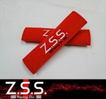 ☆Z.S.S. Racing Div. シートベルトパッド ショルダーパッド クッション レッド 赤 左右 汎用 Seatbelt Pad 新品! 在庫有り! 即納! ZSS_画像1