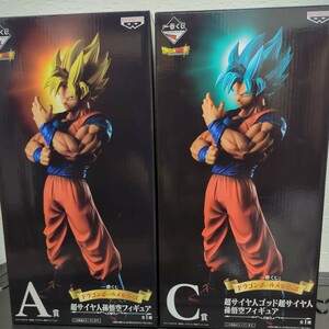  未開封 一番くじ ドラゴンボールメモリーズ Ａ賞C賞セット！超サイヤ人孫悟空　 超サイヤ人ゴッド超サイヤ人孫悟空 フィギュア