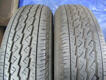 激安即決！マッドブラック スバル純正鉄 12-4B 4H/100 ET40 + BRIDGESTONE 145/80R12 6PR LT 中古4本！サンバー ハイゼット 軽トラ T008072_画像9