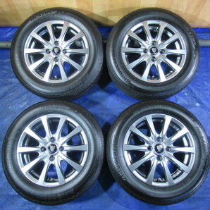 激安即決！美品 MiD MANARAY 14-5.5J 4H/100 ET45 + BRIDGESTONE 175/65R14 2022年製！中古4本！コルト マーチ フィット キューブ！T008123の画像1