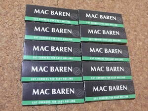 ◆MAC BAREN/マックバーレン 手巻きタバコ 巻き紙/ペーパー 10セット◆