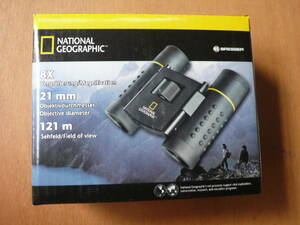 ◆ナショナルジオグラフィック/NATIONAL GEOGRAPHIC 8×21 双眼鏡 BRESSER 未使用品◆