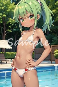 [1点限り A4 高画質 ポスター]アニメ アダルト ポルノ セクシー グラビア 美女 美少女 同人 女の子 コスプレ 下着 イラスト アートAG013