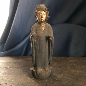 古い仏像　木彫　江戸時代
