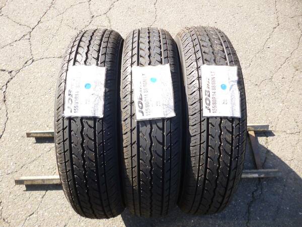 Ho☆全国送料込み☆ヨコハマ JOB RY52☆155/80R14 88/86N LT☆3本セット☆サクシード・プロボックス