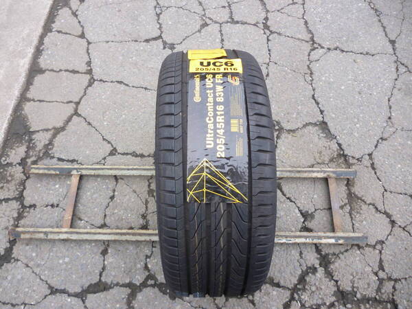 Ho☆全国送料込み☆コンチネンタル☆ウルトラコンタクトUC6☆205/45R16☆1本