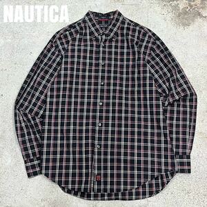 ＊7360 nautica ノーチカ　ノーティカ　チェックシャツ　長袖　シャツ