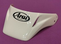 未使用　アライ　OW　バイザー　白　arai_画像2