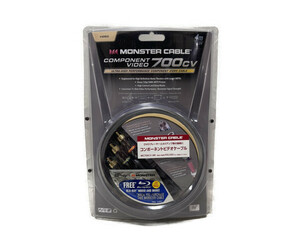 未使用品相当 MONSTER CABLE モンスターケーブル コンポーネント色差ケーブル MC700CV-4M 貴重 レア ヴィンテージ 