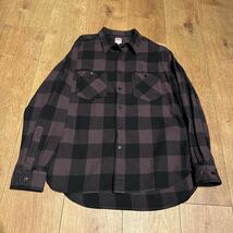 EDWIN 長袖チェックシャツ　SIZE M_画像1