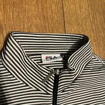 FILA ハーフジップ 半袖シャツ SIZE M _画像4