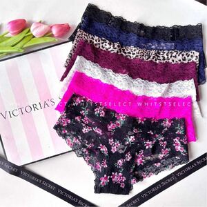 【再入荷】【サイズＸＳ/７枚セット】レースチーキーパンティ Victoria's Secret ヴィクトリアシークレット