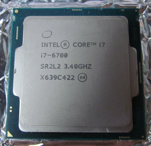 送料180円/Intel CPU Core i7-6700 3.4GHz 8Mキャッシュ 4コア/8スレッド LGA1151/第6世代