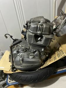 確実実働　cb250tエンジン国内物　絶好調　腰上OH済み　動画あり　ホーク　バブ　cb250n cb400t cb400n