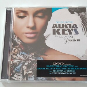 【DVD付DELUXE EDITION】Alicia Keys/ The Element Of Freedom CD/DVD SONY EU 88697608982 09年4th,アリシア・キーズ,ボートラ2曲&LIVE,PVの画像1