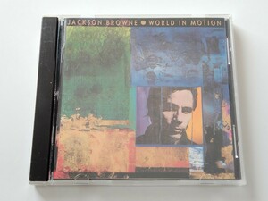 Jackson Browne / World In Motion CD ELEKTRA US 960830-2 89年9th,ジャクソン・ブラウン,David Lindley,Bonnie Raitt,David Crosby,