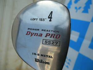 wilson ウイルソン ４番ウッド dyna pro ss27 中古