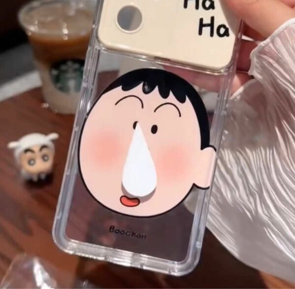 iPhone15pro スマホケース クレヨンしんちゃん ボーちゃん