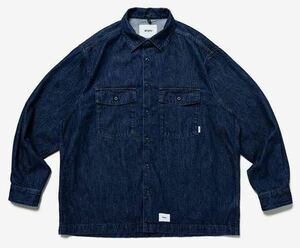 WTAPS CBW LS INDIGO DENIM BUDS Mサイズ 