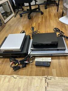 A2-38 【ジャンク品】DVDプレーヤー BDプレーヤー ビデオテープレコーダー 5台セット 現状品