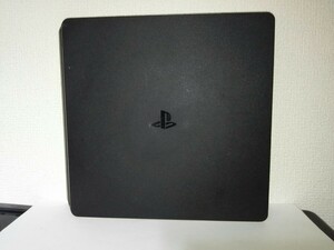 FW8.03【動作確認済み】薄型 PS4 プレステ4 本体のみ プレイステーション4 Playstation4 Slim CUH-2000A 500GB ジェットブラック 初期化済