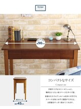 木製デスク シンプル 北欧 コンソールデスク引き出し 机 デスク リビング 玄関 新生活 Amelie アメリ ブラウン M5-MGKIT00032BR_画像6