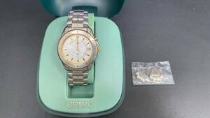 【極美品/動作品】SEIKO セイコー KINETIC キネティック 5M22-6C78 コマあり 箱有