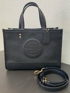 COACH コーチ デンプシー キャリオール ウィズ パッチ 2WAY ハンドバッグ ショルダーバッグ レザー E2279-C2004 ブラック 黒