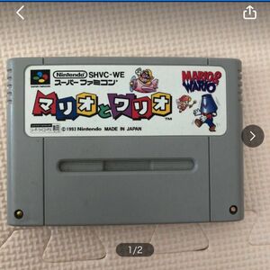 スーパーファミコン ソフト　マリオとワリオ