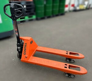 引取歓迎　トラスコ　TRUSCO　ハンドパレットトラック　１ｔ用　L1000×W530　THP-10　THPN-10　中古品