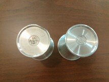 Selangor Pewter セランゴール ピューター ショットグラス 2客 錫製_画像5