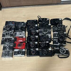 大量29台　フィルムカメラ まとめ売りOLYMPUS MINOLTA PENTAX Canon Nikon RICOH Autoboy YASHICA Konica pen ft mv hi-matic efj c35 xg