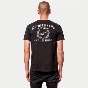 アルパインスターズ 1213-72580-10-XL リース Tシャツ ブラック XL バイク 夏 半袖