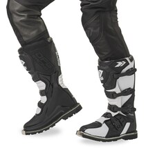 DFG DG0401-102-038 フレックスブーツ オフロード ブラック/ホワイト 24.5cm バイクオフロード 靴 通気性_画像10