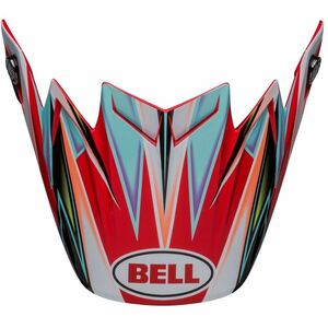 BELL 7151432 MOTO-9S FLEX バイザー エッジ ホワイト/アクア バイク ヘルメット 補修 パーツ