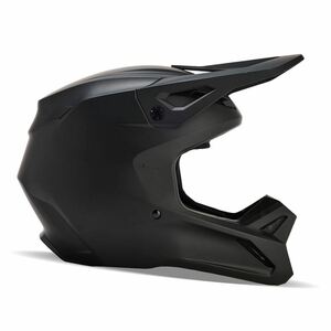 ダートフリーク FOX 31369-255-S V1ヘルメット ソリッド マットブラック バイク ライディング 頭 防具 保護 フルフェイス