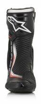 アルパインスターズ SMX PLUS V2 BOOT レーシング ブーツ ブラック/ホワイト/レッドフロー 40/25.5cm 靴 軽量 レース アルパイン_画像2