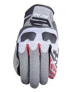 FIVE TFX4 オールシーズングローブ グレーレッド Sサイズ バイク ツーリング 軽量 手袋