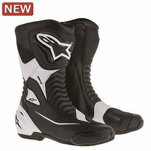 アルパインスターズ Alpinestars SMX S BOOT オンロードブーツ ブーツ 12 ブラック ホワイト 41サイズ