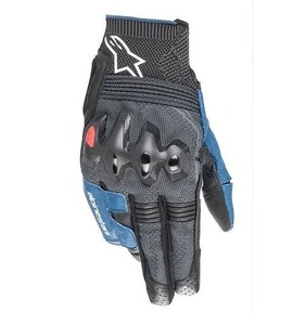 アルパインスターズ MORPH SPORT GLOVES グローブ ブラック/ブルー/ソーダライト S バイク ツーリング 通気性 手袋 スマホ対応