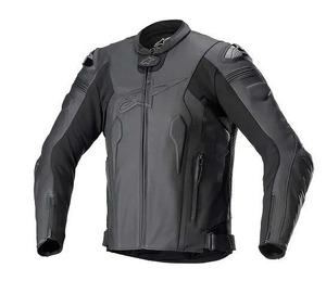 アルパインスターズ MISSILE v2 LEATHER JACKET レザージャケット ブラック/ブラック 48 バイク ツーリング 革 プロテクター