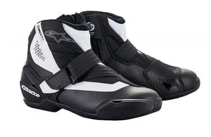 アルパインスターズ SMX-1 R v2 ブーツ ブラック/ホワイト EU42/26.5cm バイク ツーリング 靴 くつ 軽量