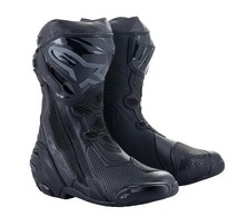 アルパインスターズ SUPERTECH R ブーツ ブラック/ブラック EU41/26cm バイク ツーリング 靴 くつ レース_画像1