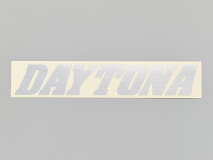 デイトナ 21228 DAYTONA カットステッカー ヘアラインシルバー 155mm×30mm 抜き文字 ロゴ シール