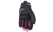 GLOBE EVO WOMAN オールシーズングローブ ブラック フロー ピンク Sサイズ 女性用 バイク ツーリング 手袋 スマホ対応 レディース_画像2